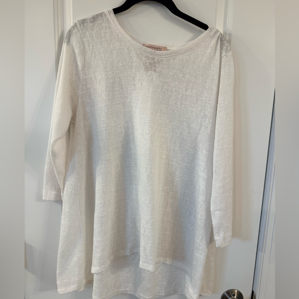 Philosophy white Top